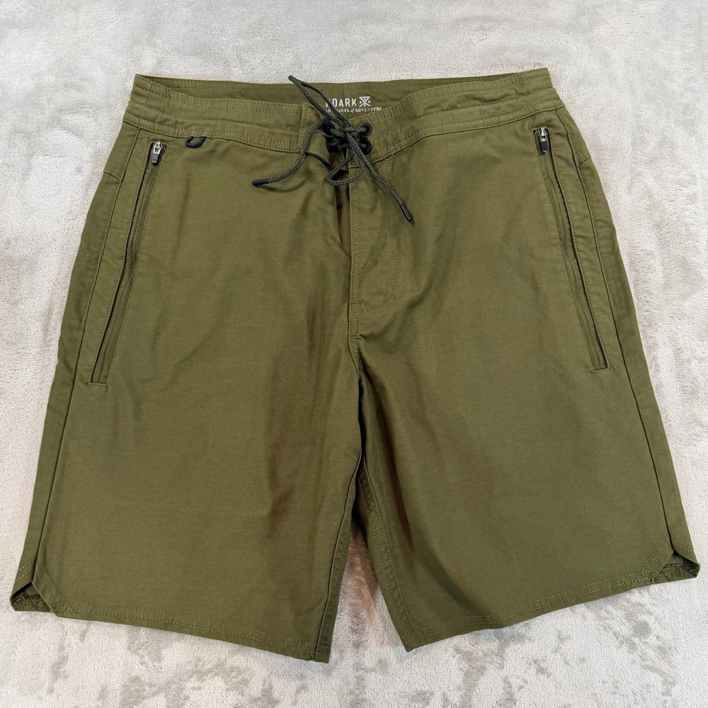 Roark Men Shorts Green Artifacts of Adventure Hybrid 31